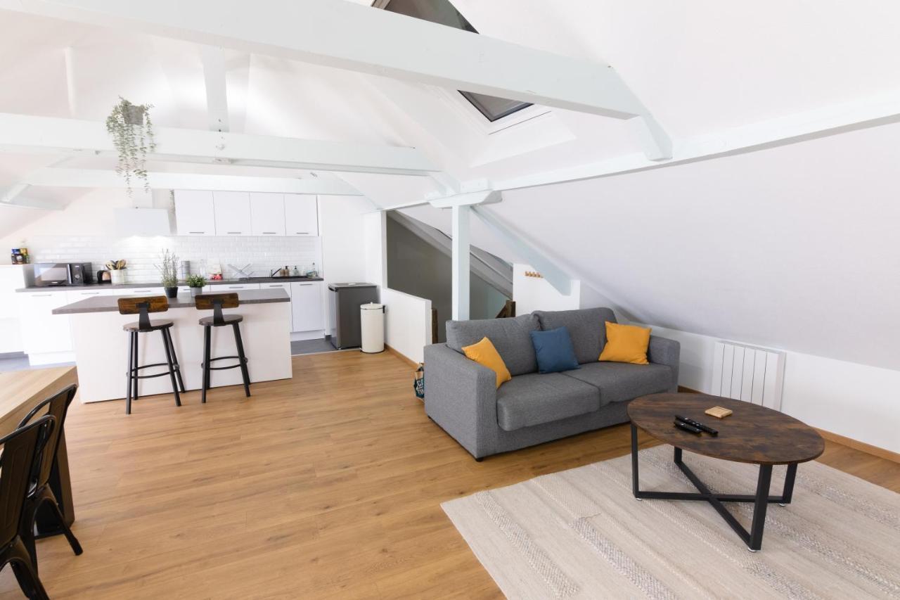 Appartement Atypique Proche Gare/ Dans L'Hyper-Centre Spacieux Pour 6P Au Coeur De Mulhouse Kültér fotó