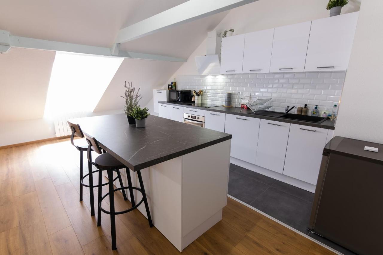 Appartement Atypique Proche Gare/ Dans L'Hyper-Centre Spacieux Pour 6P Au Coeur De Mulhouse Kültér fotó