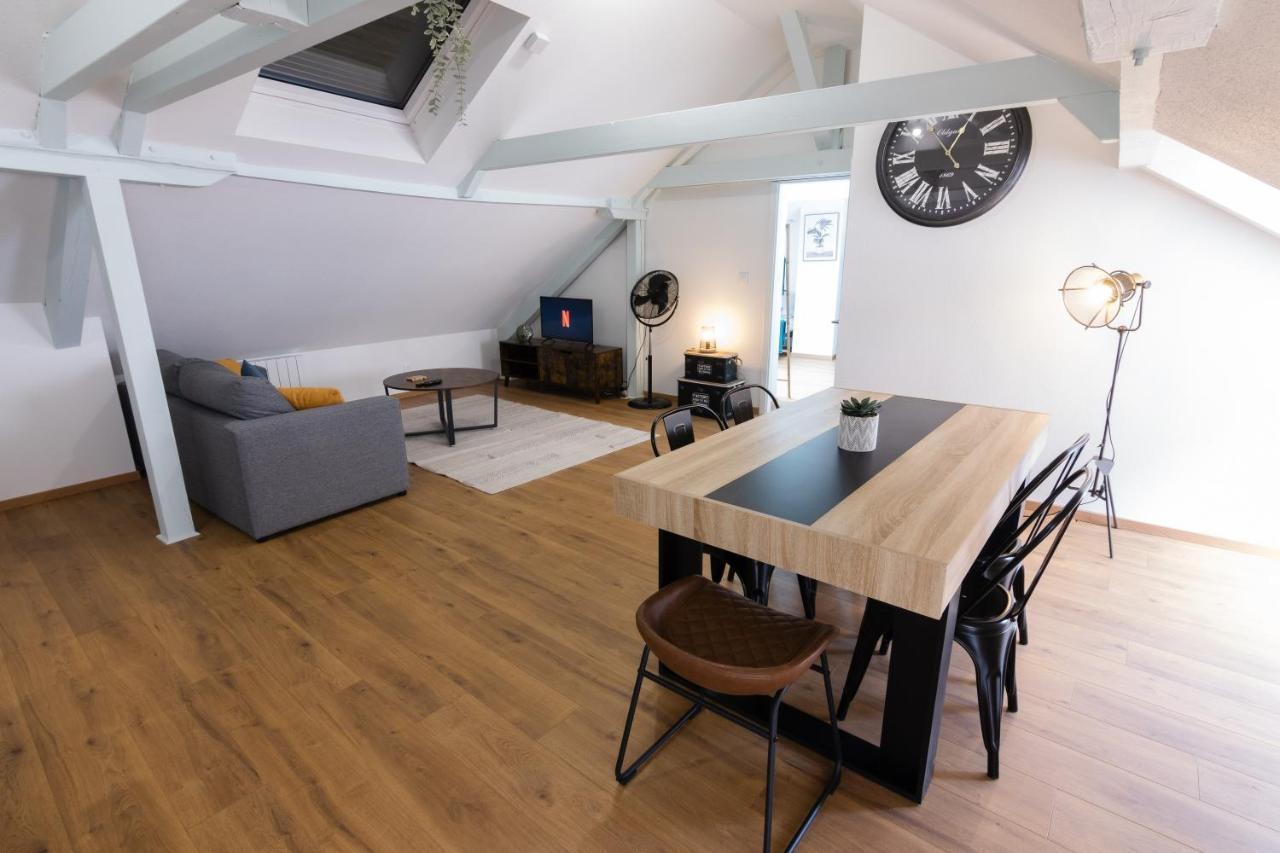 Appartement Atypique Proche Gare/ Dans L'Hyper-Centre Spacieux Pour 6P Au Coeur De Mulhouse Kültér fotó